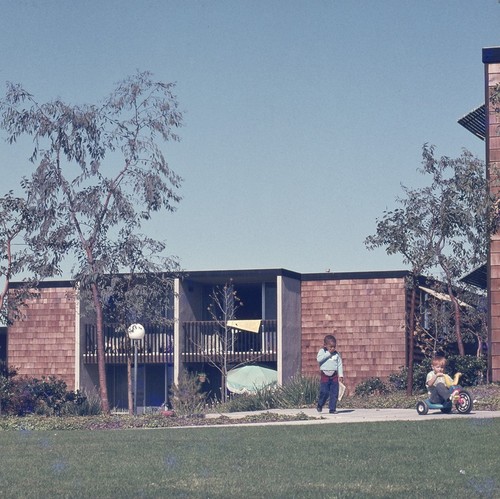 Residential Apartments, Phase Two: exterior: view of one building