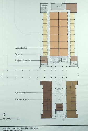 Medical Teaching Facility: floor plan