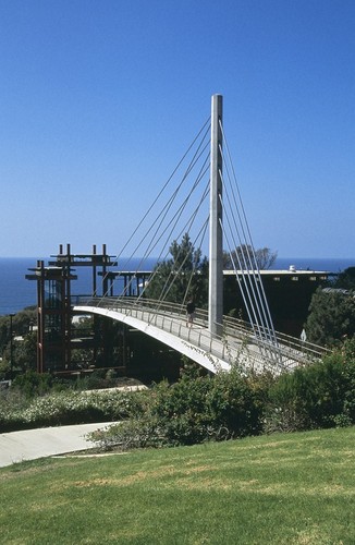 Scripps Crossing Pedestrian Bridge: view from the east side