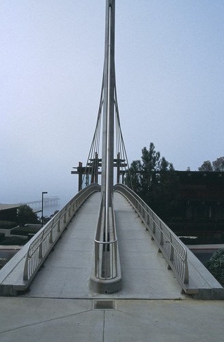 Scripps Crossing Pedestrian Bridge: view from the east side