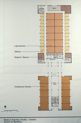 Medical Teaching Facility: floor plan