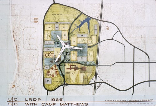 UC San Diego long range development plan, with Camp Matthews