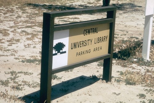 UC San Diego parking sign