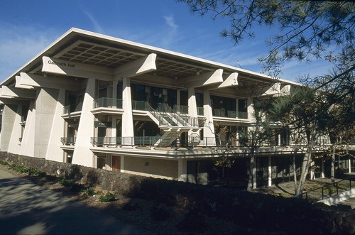 Galbraith Hall: exterior: oblique view of south side