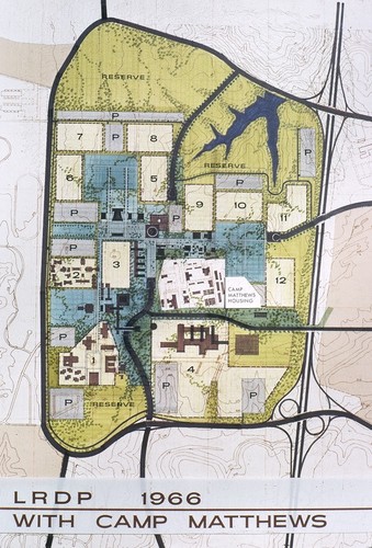 UC San Diego long range development plan, with Camp Matthews