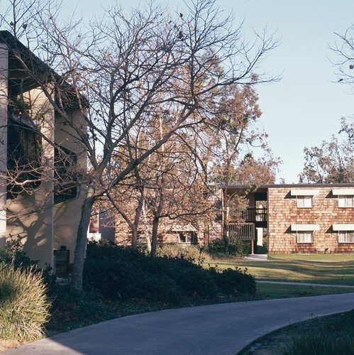 Residential Apartments, Phase Two: exterior: view of two buildings