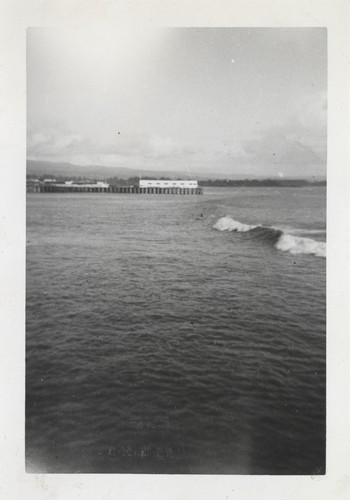 Unidentified surfer at Cowell Beach