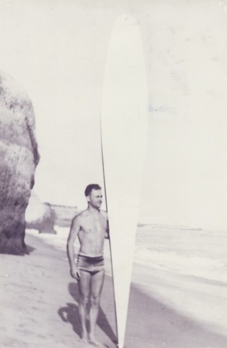 E. J. Oshier at Cowell Beach