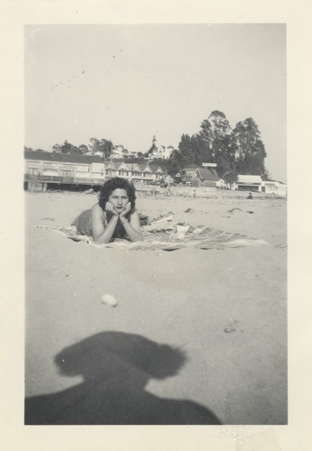 Alice Crump at Cowell Beach