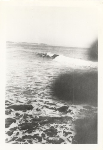 Unidentified surfers at Pleasure Point