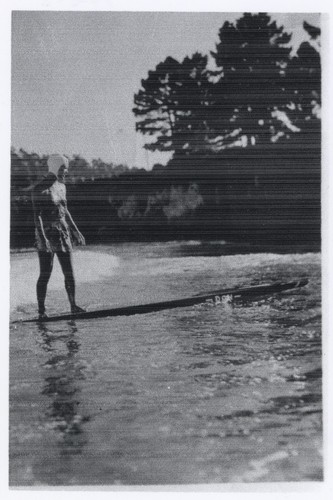 Shirley Templeman at Cowell Beach