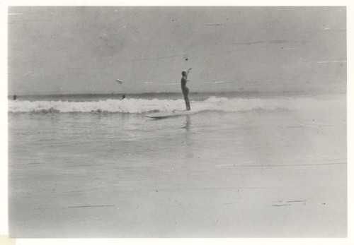 Pat Collings at Cowell Beach