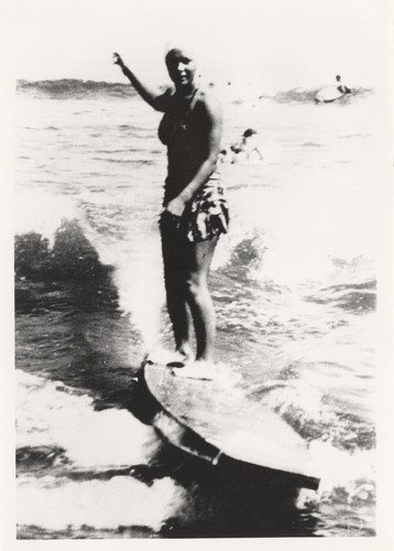 Shirley Templeman at Cowell Beach