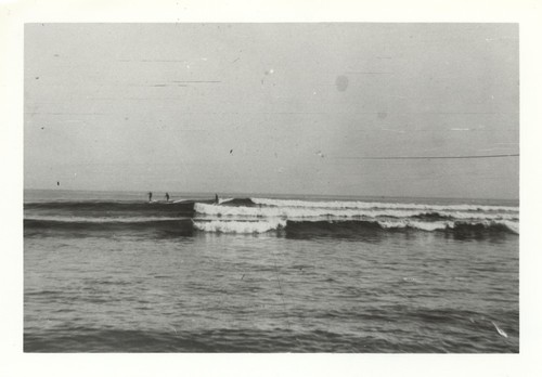 Rich Thompson, Sam Maugeri, Dave Steward at Cowell Beach