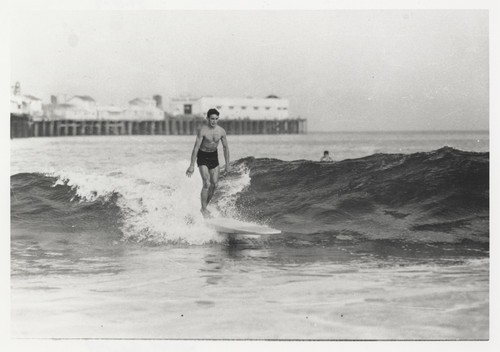 Alex "Pinky" Pedemonte at Cowell Beach