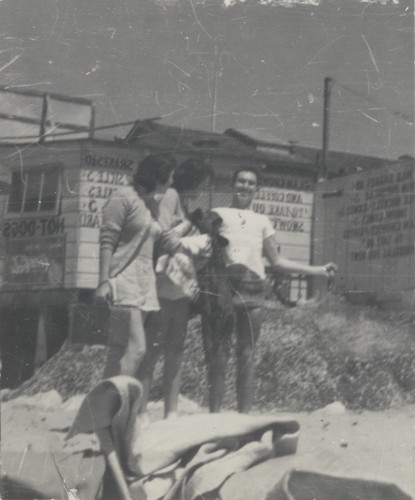 Eugene "Jeep" Allen at Cowell Beach