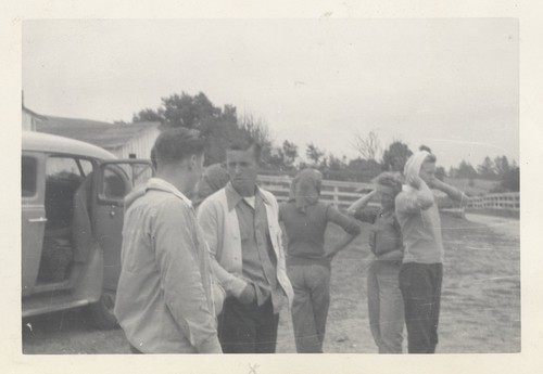 Tommy Roussel, Bob Gillies, Virginia Horner, Joan Porter, Claire Thurwachter at Graham Hill