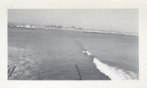 Unidentified surfer at Cowell Beach