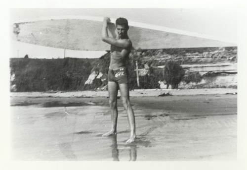 Dick "Andy" Anderson at Cowell Beach