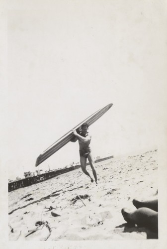 Lloyd Ragon at Cowell Beach