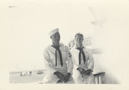 Holmes, Lloyd Hooper in naval uniforms, Florida