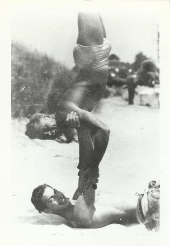 Andy and Jack Windsor at Cowell Beach