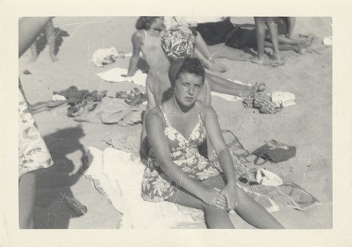 Sally Coen at Cowell Beach