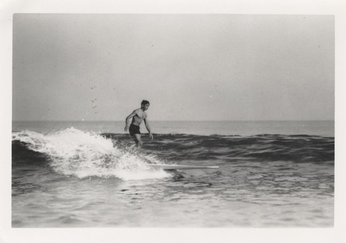 Alex "Pinky" Pedemonte at Cowell Beach