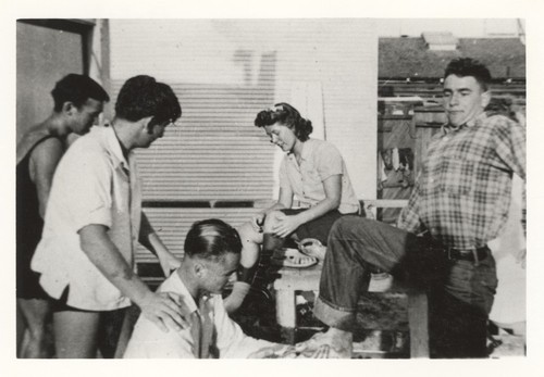 Alex "Pinky" Pedemonte, Sam Maugeri, Dave Steward, Shirley Templeman, Harry Mayo