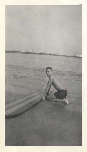 Duane Polly at Cowell Beach