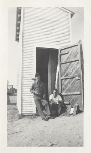 Blake Turner and Harry Mayo at Cowell Beach