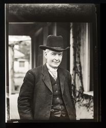 Luther Burbank wearing Black Felt Hat, 1910