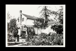 Burbank Home from Rose Garden, Luther Burbank Home & Gardens, Santa Rosa, California, 1978
