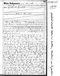 Deed for transfer of land from Gottleib Beutel to Christian Beutel, Santa Rosa, California, March 7, 1894