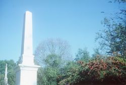 Crane family marker in the Santa Rosa Rural Cemetery, Santa Rosa, California, 1964