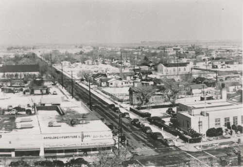 View of Lancaster Under Blanket of Snow, Lancaster, California, 1949