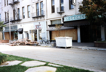 St. George Hotel after the 1989 earthquake