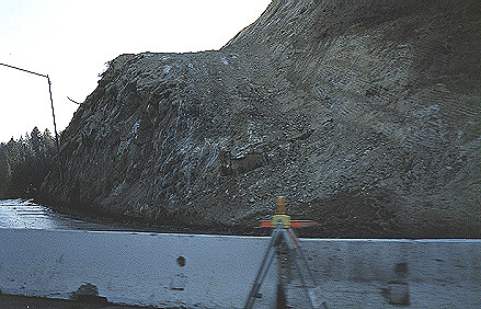 Highway 17 after the Loma Prieta earthquake