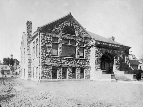 Newly constructed Santa Cruz Carnegie (Main) Library