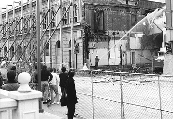 Work on the County Bank Building