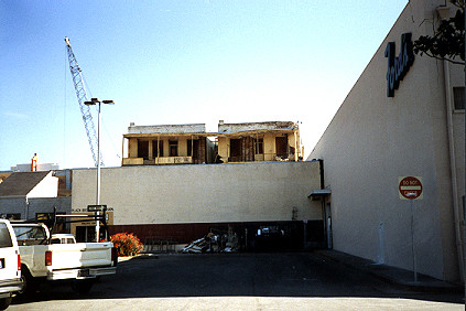 Rear of Plaza Books at 1111 Pacific Garden Mall