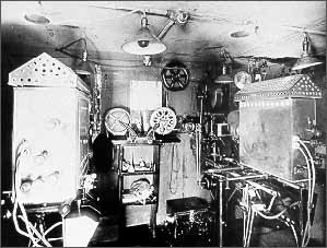 Projection room at the Grand Theatre