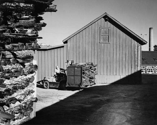 Tanoak drying sheds