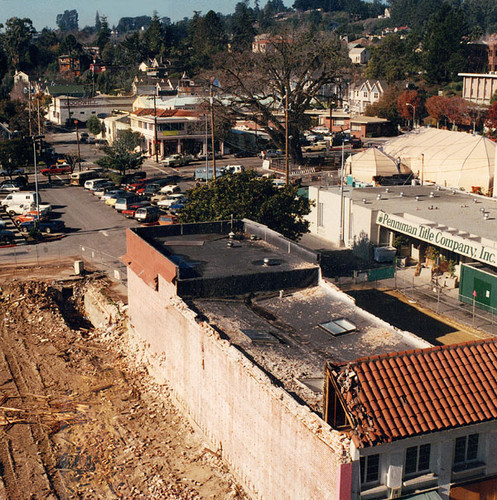 Rooftop view looking towards Cedar Street and Union Street