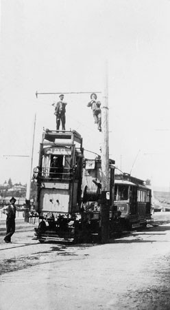 Line crew of Union Traction Company