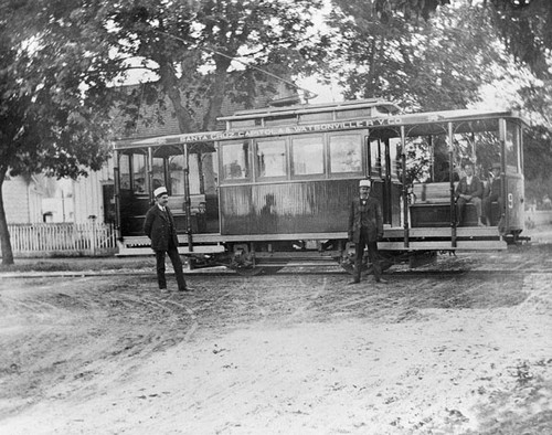 Streetcar No. 9 of the Santa Cruz, Capitola and Watsonville Railway