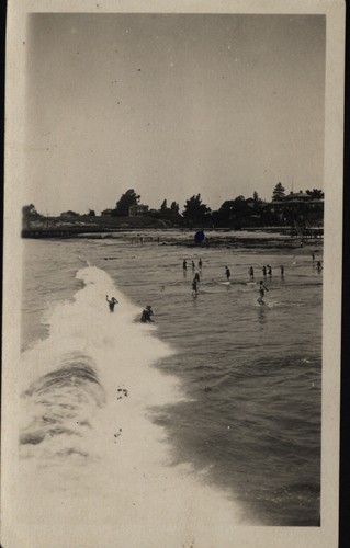 Breaker on the Beach at Santa Cruz