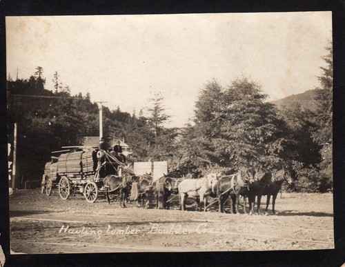 Hauling Lumber, Boulder Creek