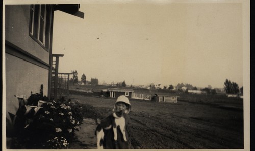 Genieve Lausen with Cat