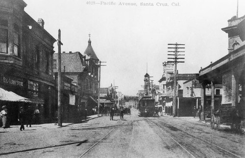 Looking down Pacific Avenue